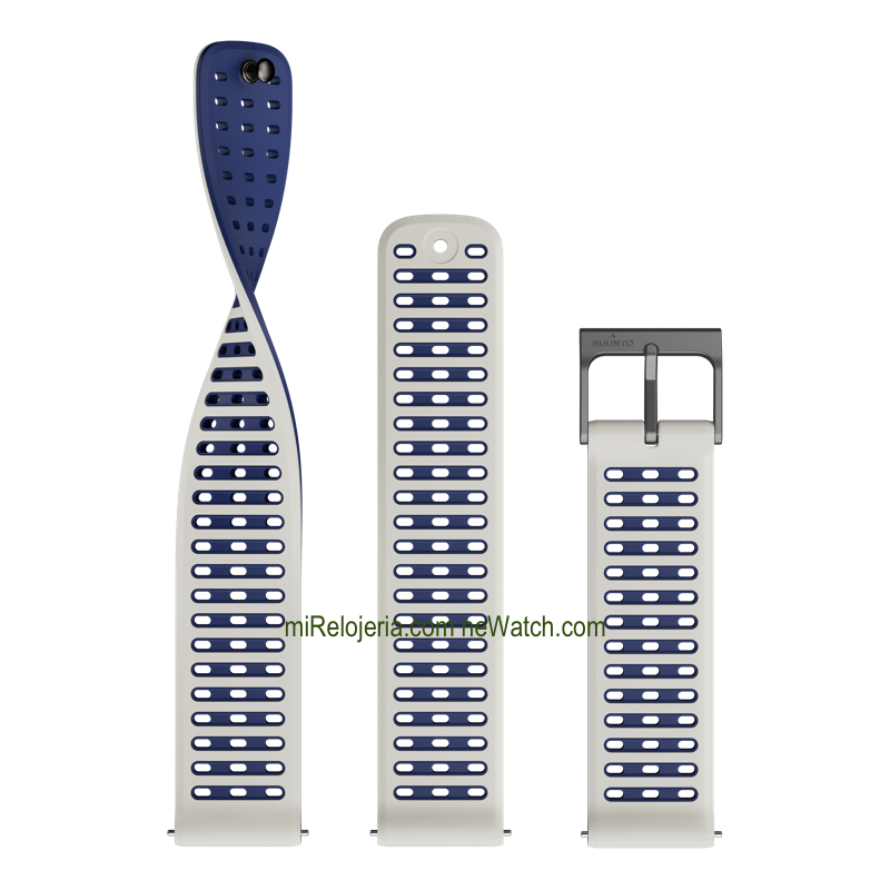 Athletic 9 Silicone strap Arctic Gray 22 mm.