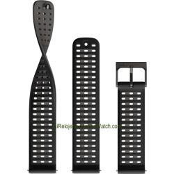 Correa de silicona Athletic 9 Black 22 mm.