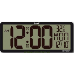 Slim Digital Wall Clock