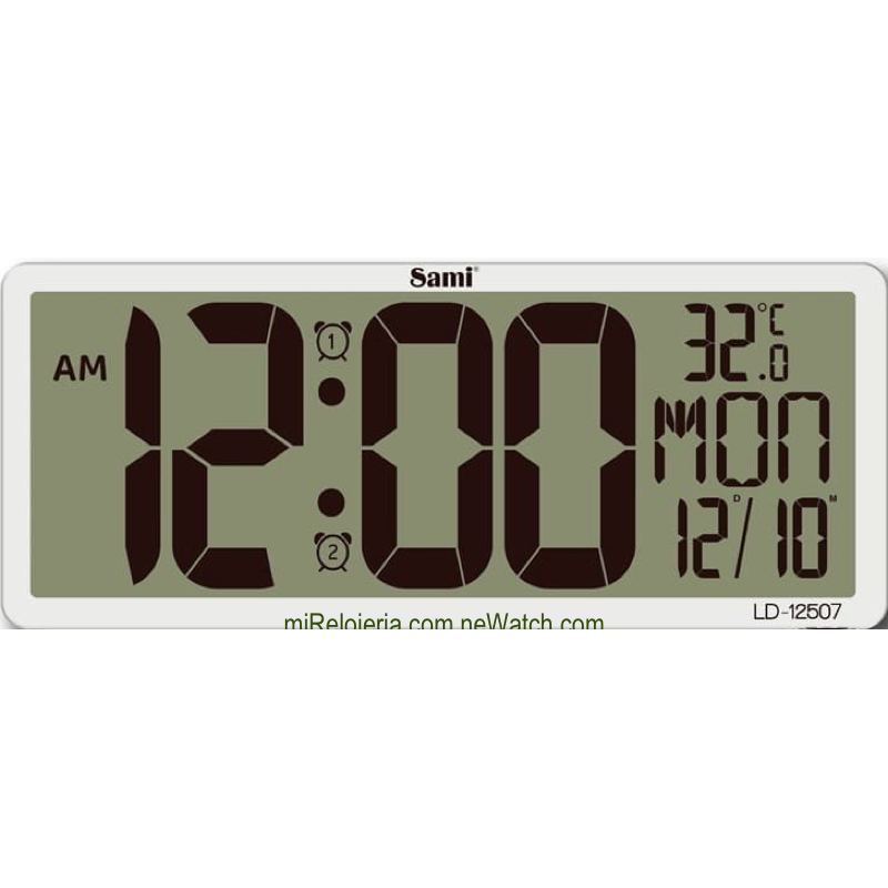 Reloj de pared digital