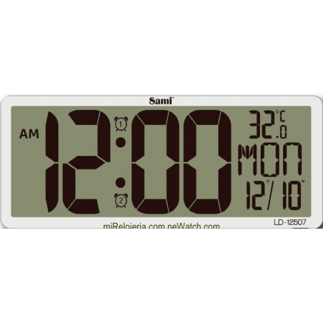 Reloj de pared digital