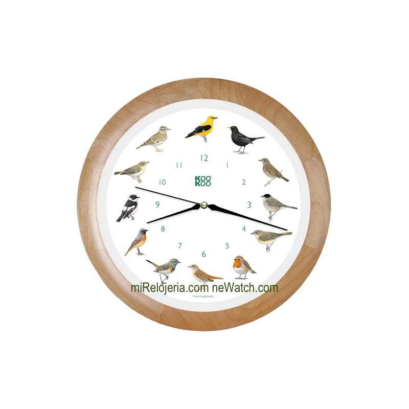 Wall Clock Birds