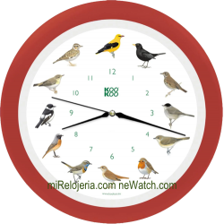 Wall Clock Birds
