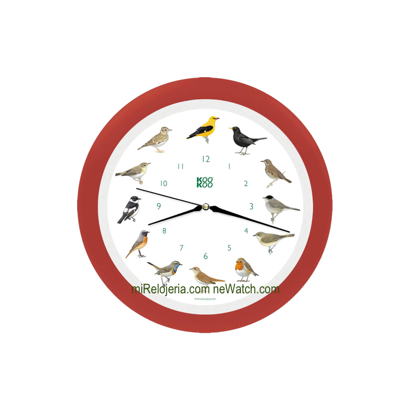 Wall Clock Birds