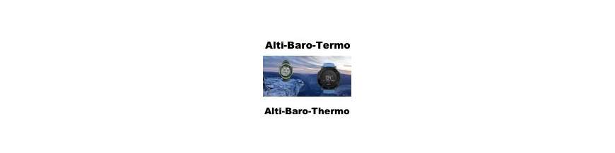 Relojes con termómetro - altímetro - barómetro