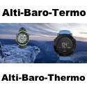 Relojes termómetro, altímetro, barómetro